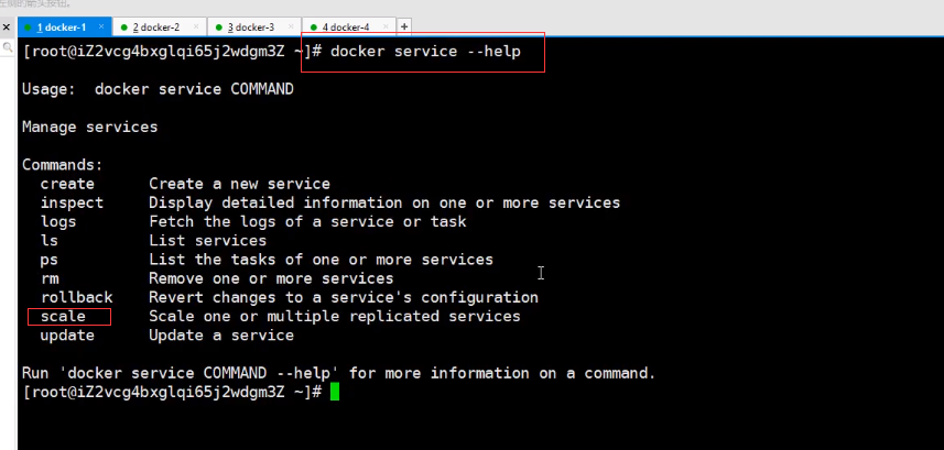 3.Docker Service --help.png