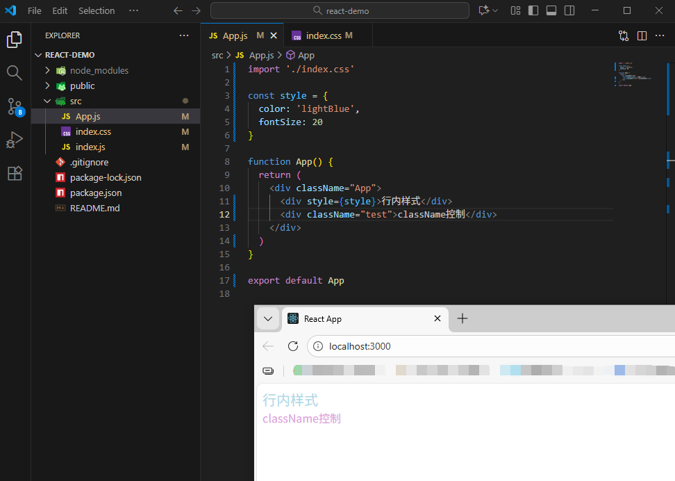 React - 组件的样式处理